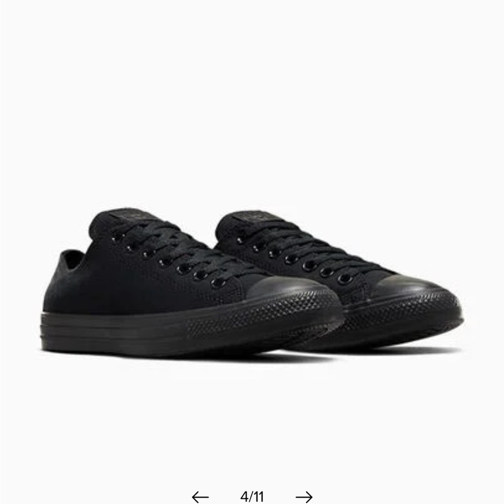All black canvas Converse all stars